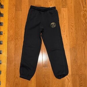 Jordan Kids Paris Saint Germain Black and Gold Joggers